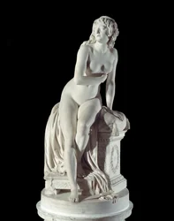 Psique abandonada, escultura de Augustin Pajou (1730-1809), 1791, Paris, Museu do Louvre