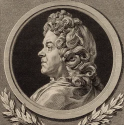 Retrato do compositor Jean-Baptiste Lully 1632-1687, 1770.