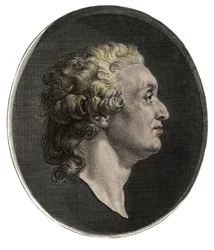 Retrato de Marie Jean Antoine Nicolas de Cartat, Marquês de Condorcet (1743 - 1794) depois de Augustin Saint-Aubin - 1736-1807 -