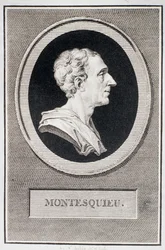 Charles Louis de Secondat, Barão de Montesquieu (1689-1755) (gravura)