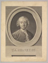 Retrato de Claude Adrien Helvétius 1715-1771, 1772.