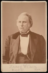 Retrato de Henry Wilson 1812-1875, antes de 1876.