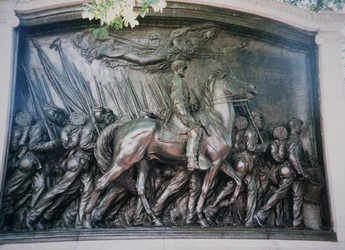 O Robert Gould Shaw (1837-63) Memorial ao 54º Regimento Afro-Americano de Massachusetts