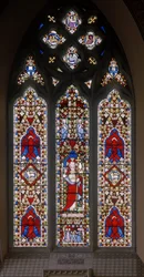 Cristo Com Serafim, c.1844 (vitral)
