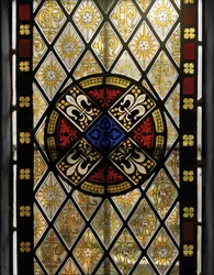 Janela do claustro, detalhe, 1846 (vitral)