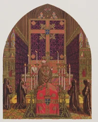 Design eclesiástico, O Glossário de Ornamento E Traje Eclesiástico, litografia de HC Maguire, 1844
