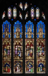 Eventos na Vida de São Tomé Apóstolo, c.1843 (vitral)