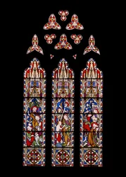 Vida de São João Batista, 1852 (vitral)