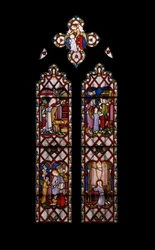 Vida da Virgem, c.1854 (vitral)