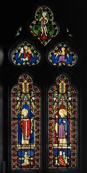Santo Agostinho e São Gregório, Chapel East Window, c.1844 (vitral)
