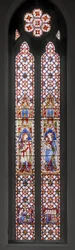 St. George, Virgin & Child, 1850 (vitral)