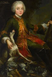Retrato de Józef Sapieha 1737-1792, C. 1740