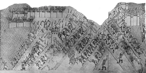 Assalto à cidade de Laquis, 700-692 aC, c1900-1920.