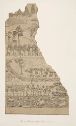 Triunfo dos Reis Assírios (Kouyunjik), de Monumentos de Nínive, pub. 1849