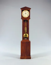 Um bodenstanduhr de um mês com equação de tempo e calendário completo, 1806