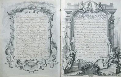 Ratificação Austríaca do Contrato Matrimonial para Maria Antonieta, Arquiduquesa da Áustria com o Delfim Luís da França, 23 de abril de 1770