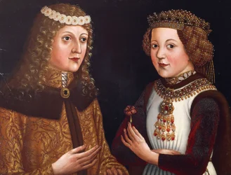 Ladislau, rei póstumo da Boémia, e Madalena de Valois
