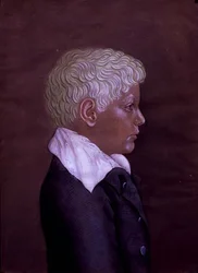 Retrato de um Rapaz de Cabelo de Linho, c.1830 (aguarela sobre papel)
