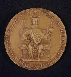 Selo de Rudolf I (1218-91) de Habsburgo, 1289 (cera)