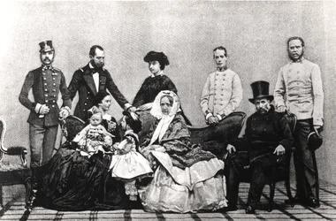 A Família Imperial Austríaca, 1860