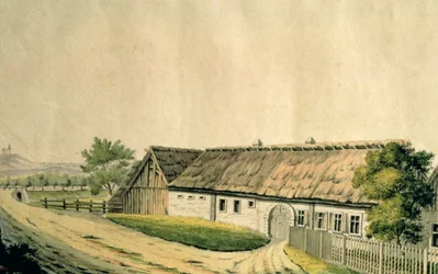 O local de nascimento de Franz Joseph Haydn (1732-1809) em Rohrau, Baixa Áustria