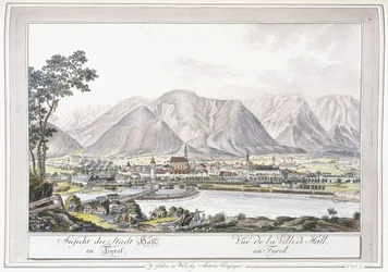 Vista do salão no Tirol, 1779-1792
