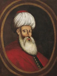 Retrato do Vizir Kibleli Mustafa Pasha, década de 1670
