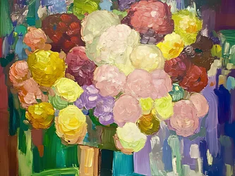 Ramo de flores coloridas