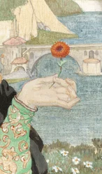 The Chria, c.1929 (tempera a bordo) (detalhe de 244475)