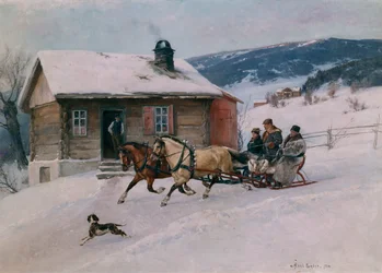 Passeio de trenó