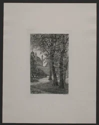 Dinamarquesa:  Fra slotsparken