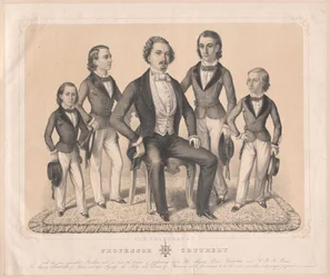 Grupo A família dos artistas Cottrely