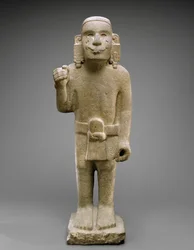 Standard-Bearer, Late Post Classic, 1200-1521 (pedra vulcânica)