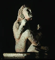 Xochipilli (ver também 207566), Período Pós Clássico Tarde (1300-1521) (pedra)