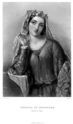 Isabel de Angoulême 1187-1246, rainha consorte do rei João.