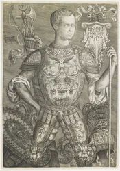 Cosmo I de Medici, gravado por Niccolo della Casa (fl. C.1543-48)