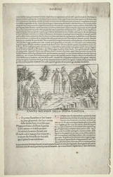 Dante e Virgílio com a visão de Beatrice, c. 1481-1485.