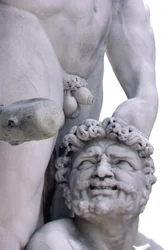 Pormenor da estátua de Hércules e Caco, 1534