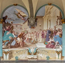 Cosimo II recebe os vencedores da façanha de Bona