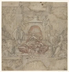 Projeto para um altar cenográfico de Páscoa
