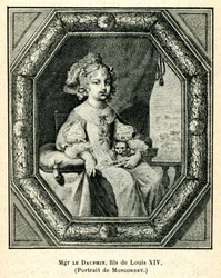 Cabanès, Educação dos Príncipes005 Mons. o Delfim, filho de Luís XIV