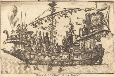 Orfeo condotto da Bacco