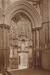 Capela do bispo Alcock vista do Reho-Choir, Catedral de Ely