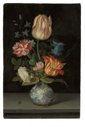 Flowerpiece em um vaso Wanli