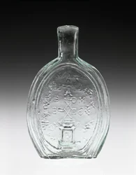 Frasco Figurado, c. 1847 (vidro sem chumbo)
