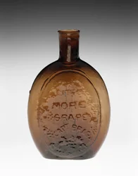 Frasco Figurado, c. 1847 (vidro sem chumbo)