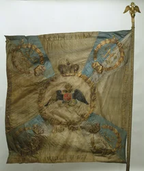 Bandeira do Regimento de Salva-vidas Semenovsky, depois de 1825