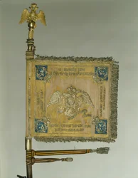 Padrão de São Jorge da cavalaria na época de Nicolau I, década de 1830