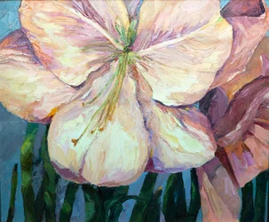 Amaryllis 1, 2004 (óleo sobre tela)