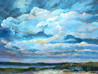 Série Country Cloud, c.1980-95 (óleo sobre tela)